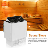 6KW 220‑380V Stainless Steel Bathroom Heating External Control Sauna Stove Heater