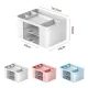 Multifunction Storage Box Desk Storage Box Desktop Organizer Stationery Storage Box Makeup Organizer Box