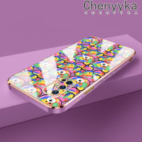 เคส Chenyyka สำหรับ Vivo V17 V19 Neo V19 (อินโดนีเซีย) เคสการ์ตูนหมีหลากสีกรอบซิลิโคนเคสมือถือหรูหราใหม่กันกระแทกฝาครอบด้านหลังเคสป้องกันเลนส์กล้อง