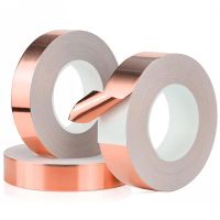 10/20M New Adhesive Copper Foil Tape Professional Heat Resist Conductive Single Side Repair Tape Anti-static EMI Shielding Tape