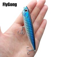 hot！【DT】 10g 14g Float Stickbait Topwater Casting Wobblers Flutter Sea Fishing Baits Pike Trout Bass Artificial