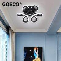 ZZOOI Modern LED Ceiling Light  Creative Styling Chandelier for Corridor Balcony Living Room Kitchen Bathroom Bedroom  Cool White 6000