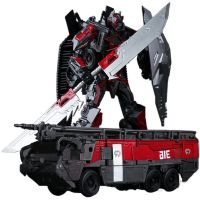 BAIWEI SS-61 TW1024 Voyager Class Sentinel Prime ของเล่นแปลงร่างตุ๊กตาขยับแขนขาได้ของเล่นโมเดลภาพยนตร์หุ่นยนต์รถเปลี่ยนรูป