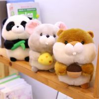 ตุ๊กตาแพนด้า หนูแฮมสเตอร์ กระรอก ขนาดเล็ก 18 ซม. สีแดง ของเล่นสําหรับเด็ก 贪吃系列公仔18cm 小熊猫/仓鼠/仓鼠/松鼠毛绒玩具 小号可爱公仔 宝宝安抚陪伴布娃娃 女生玩偶