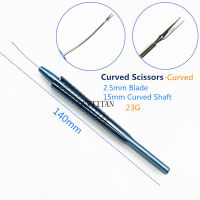 1Pcs Titanium Capsulorhexis Forcep Virtreo-Retinal Instruments Ophthalmic Intraocular Forceps กรรไกรเครื่องมือผ่าตัด