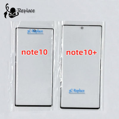 Untuk N970 Samsung Galaxy Note 10 Nota 10 Pro Nota 10 N975 Skrin Sentuh Depan Kaca Penggantian Luar SM-N970F SM-N975U