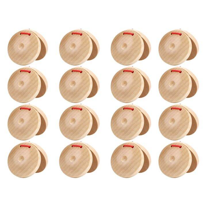 Musical Castanets Instrument Wooden Finger Castanets Percussion Rhythm ...