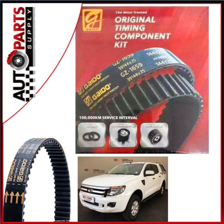 GAIDO TIMING BELT KIT FORD RANGER WE TDCI (103RU26.5) Lazada