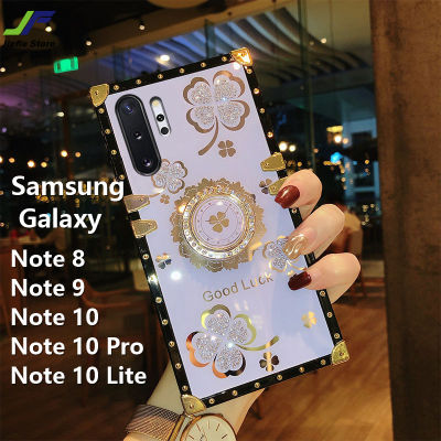 JieFie เคสโทรศัพท์ Samsung Galaxy,เคสสี่เหลี่ยมพร้อมขาตั้งแบบแหวนสำหรับ Samsung Galaxy Note 10 Lite / Note 8 / Note 9 / Note 10 / Note 10 Pro