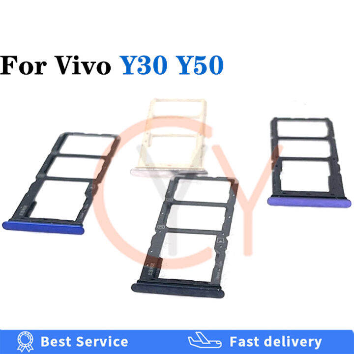 ถาดใส่ซิมการ์ดขาตั้งสำหรับ-vivo-y30-y50ซิมการ์ดอะแดปเตอร์ซิมการ์ดกับไมโครการ์ด-sd-ผู้ถือช่องเสียบถาดอะไหล่อะแดปเตอร์ส่วนหนึ่ง