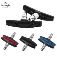 1/2Pairs Durable Bicycle Silent Brake Pads Cycling V Brake Holder Pads Shoes Blocks Rubber Pad For Long-lasting Performance Good Other Bike parts