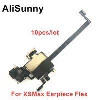 AliSunny 10pcs หูฟัง Flex Cable สําหรับ iPhone 11 12 Pro Max X XS XR Sound Speaker หูฟังชุดหูฟังอะไหล่