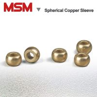 MSM 5x11x7/6x11x7mm Spherical Porous Bearing Iron Copper Base Powder Metallurgic Oil Bushing Sintered Ball Shape Copper Sleeve