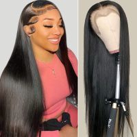 HD Lace Frontal Wig 28 30 inch Straight Human Hair Wigs 180% 13x4/6 Transparent Lace Front Wigs 5x5 Human Hair Lace Closure Wigs Wig  Hair Extensions