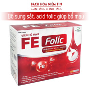 Viên uống Acid folic, sắt cho bà bầu, trẻ nhỏ FE FOLIC VP