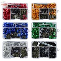 177PCS/Set Alloy M5 Fairing Bolts Bodywork Screws Motorcycle 6 colors