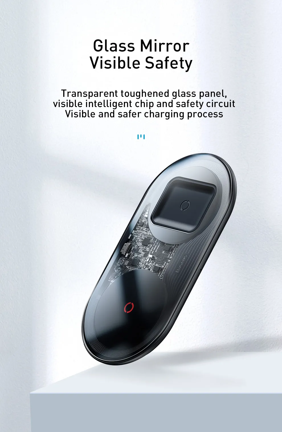 Baseus chargeur double 2in1 sans fil Qi 24W-9