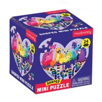 Mini puzzle จิ๊กซอว์จำนวน24 ชิ้น  เหมาะสำหรับพกพา ลาย LOVE IN THE WILD MINI PUZZLE