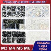 ♀♕◘ M2 M3 M4 M5 M6 M8 M10 M12 M14 M20 PVC Washers Set Hard Plastic Nylon Gasket RingTransparent Insulation Flat Paded Assortment Kit