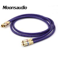 Pair Van Den Hul MC-SILVER IT 65 RCA Audio Interconnect Cable with Gold Plated RCA Plug