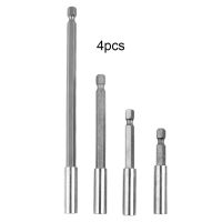 ก้านหกเหลี่ยม3/4ชิ้นบิต1/4นิ้วสว่านไฟฟ้าแม่เหล็กดึงออกอย่างรวดเร็วข้อต่อไขควงแม่เหล็กปรับได้เครื่องมือไฟฟ้าบาร์