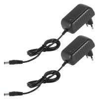 2X AC 100-240V A DC 9V 2A Adapter Converter Power Supply Charger (EU Plug)