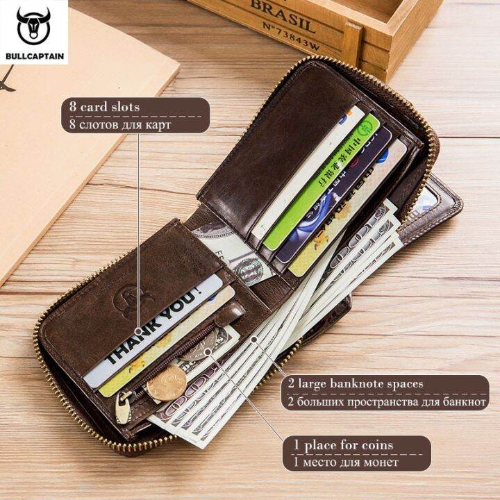 layor-wallet-bullcaptain-ยี่ห้อผู้ชาย39-s-กระเป๋าสตางค์กระเป๋าหนังแท้ชาย-rfid-กระเป๋าสตางค์มัลติฟังก์ชั่ถุงเก็บกระเป๋าเงินเหรียญกระเป๋าสตางค์39-s-ถุงบัตร