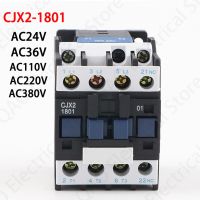 คอนแทคเตอร์ Ac 220V 24vac Cjx2-1801 1เฟส380vac 3เฟส