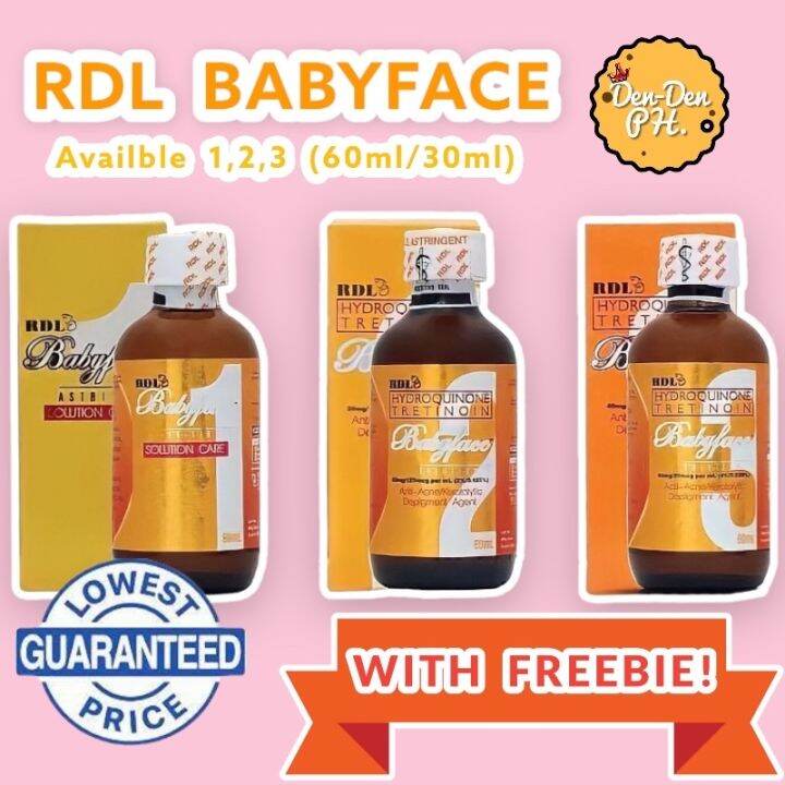 RDL Baby Face 1/2/3 (30ml 60ml) ORIGINAL READY TO SHIP Lazada PH