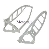 Silver Motorcycle LED Turn Signal Light Protection Cover framework For BMW R1200GS F650 F800GS ADV F800R F800S K1200R K1300R