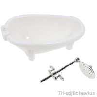 【hot】♝  1Set Dollhouse Bathtub Accessories Kids Pretend Decoraton