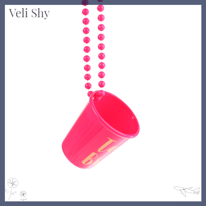 veli-shy-2ชิ้นทีมผู้ที่จะเป็นเจ้าสาวถ้วยอุปกรณ์ปาร์ตี้สาวโสดสร้อยคอแก้วช็อต