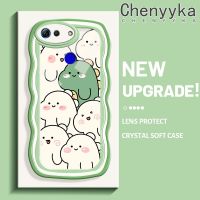 Chenyyka เคสสำหรับ เคสสำหรับ Honor V20 V30 Pro เคสลายการ์ตูนไดโนเสาร์น่ารักใหม่ Colour Macaron เวฟบอร์เดอร์เคสมือถือกันกระแทกแบบใสนิ่มเคสโปร่งใสลายกล้องถ่ายรูปฝาครอบป้องกันซิลิกาเจลที่สร้างสรรค์