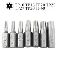 10ชิ้น/ล็อต25มม.ไขควงไขควง Torx พร้อม T10 T15 T20 T25 T27 T30 T40 1/4นิ้ว Hex Shank ไขควงไฟฟ้าดอกไขควงหัวจีบชุด