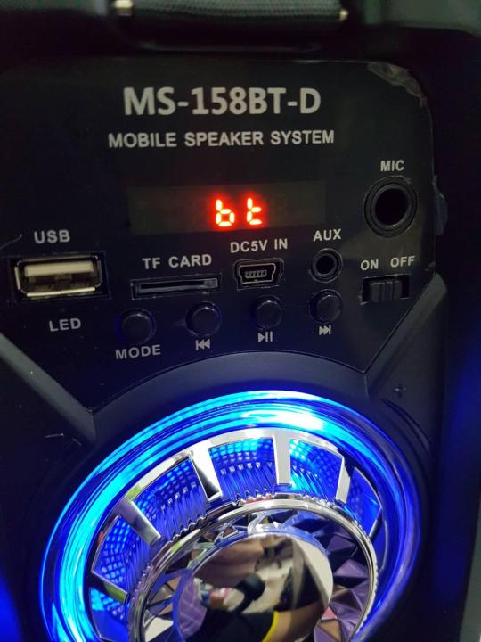 ลำโพงบลูทูธ-bluetooth-speaker-รุ่น-ms-158bt-กำลังขับ-10watt-rms-พร้อมรีโมท