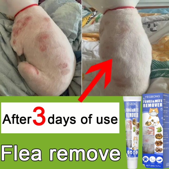 Pet skin ointment, dog tick and flea killer, psoriasis, dermatitis