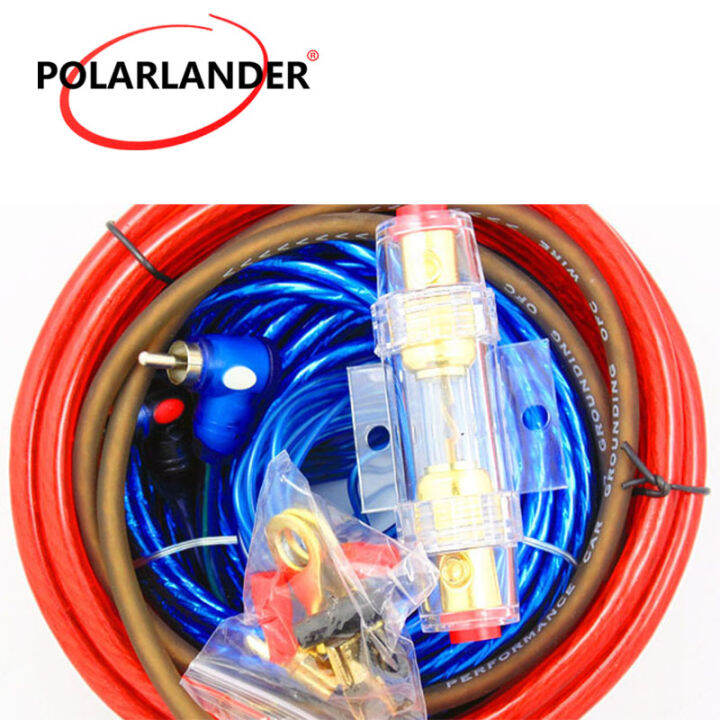 Installation Kit 1500W 60 AMP Fuse Holder Wiring Amplifier 8GA Power