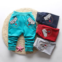 IENENS Spring Autumn Fashion Clothes Toddler Infant Boys Casual Pants Length Trousers Children Kids Baby Boy Cotton Clothing Bottoms 0 1 2 3 4 Years