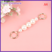 Caile 1PC Pearl BAG CHAIN STRAP Extender กระเป๋ามุกตกแต่งห่วงโซ่อุปกรณ์