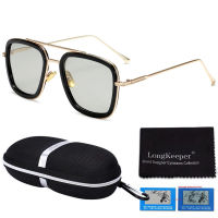 Polarized Photochromic Sun Glassses Men Tony Stark Square Sunglasses Male Woman Brand Design Chameleon Pilot Goggles