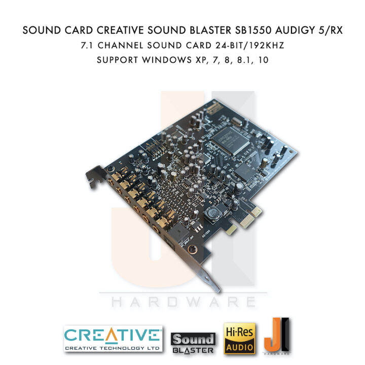 sound-card-creative-sound-blaster-audigy-5-rx-sb1550-7-1-channel-pci-e-มือสอง