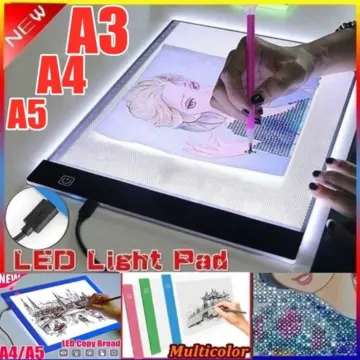 A2/A4/A3/A5 LED Light Pad Board 5d Diamond Painting Tracing Copy