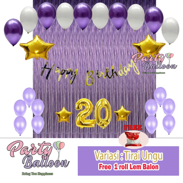 Partybaloon Paket Dekorasi Ulang Tahun Murah Tema Hijau | Ulang tahun