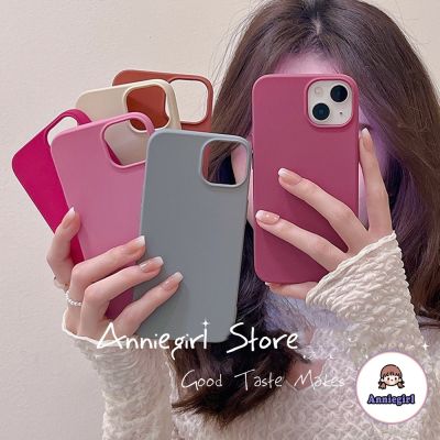 Korean Candy Color Phone Case Compatible for 13 12 11 Pro Max X Xs XR 8 7 Plus Shock Absorption Soft TPU Back Cover