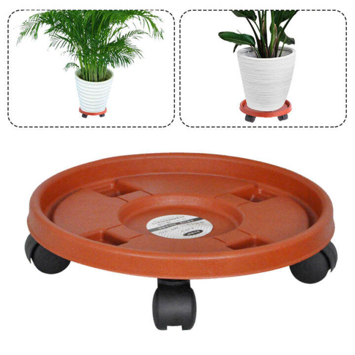 Movable plant stand flower pot tray, with universal wheels, heavy ...