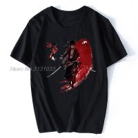 Men T Shirt Ronin - The Real Samurai Katana T-shirt Cotton Samurai Champloo Ofertas Cotton Tshirt Anime Tees Harajuku Streetwear