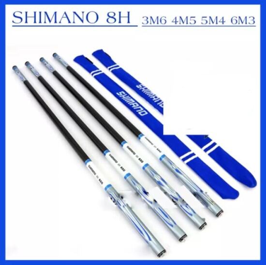 Cần câu tay 8h shimano đủ size 3m6can cau don gia re, can cau ca - ảnh sản phẩm 1