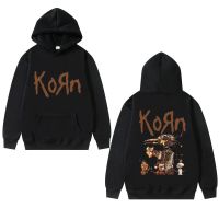 Limited 90s Singer Rock Band Korn Print Hoodie Men Oversized Hooded Sweatshirt Man Vintage Hip Hop Punk Pullover Hoodies Size XS-4XL