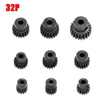 มอเตอร์ M0.8 32P 5Mm 13T 14T 15T 16T 17T 18T 19T 20T 21T Pignone Ingranaggio Motore In Acciaio Nero อัตโนมัติ Cingolato Moo 1/10 Rc 1/8