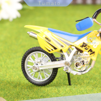 Tumato โมเดลรถจักรยานยนต์ Motocross Mini ของเล่นการแข่งรถแข่งขนาดจิ๋วถนนโค้งจำลอง1:36